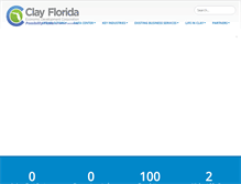 Tablet Screenshot of chooseclay.com
